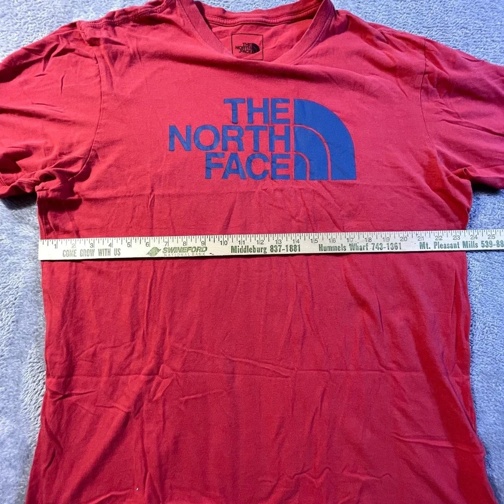 The North Face Red Mens XL Graphic T Shirt Short Sleeve‎ Cotton Casual Tee